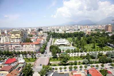 Tirna, the capital of Albania